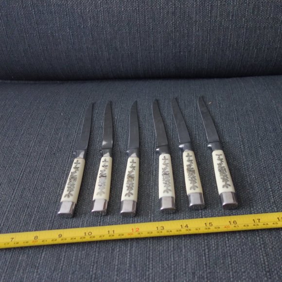 Set of Six(6) Stainless Steel Knives with Box - Picture 13 of 16